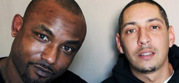 Maurice Rowland (left) and Miguel Alvarez were working at an assisted living home last fall. When it shut down, Maurice -- the cook -- and Miguel — the janitor -- stayed to take care of the residents left behind.