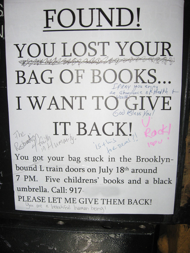 Bag of Books. FOUND!