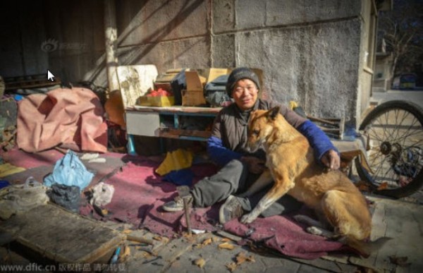 Ma’nao and his dog, Big Yellow