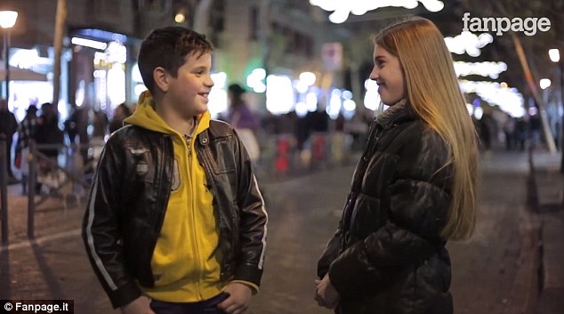 What happens when you put a boy in front of a girl and ask him to slap her? 