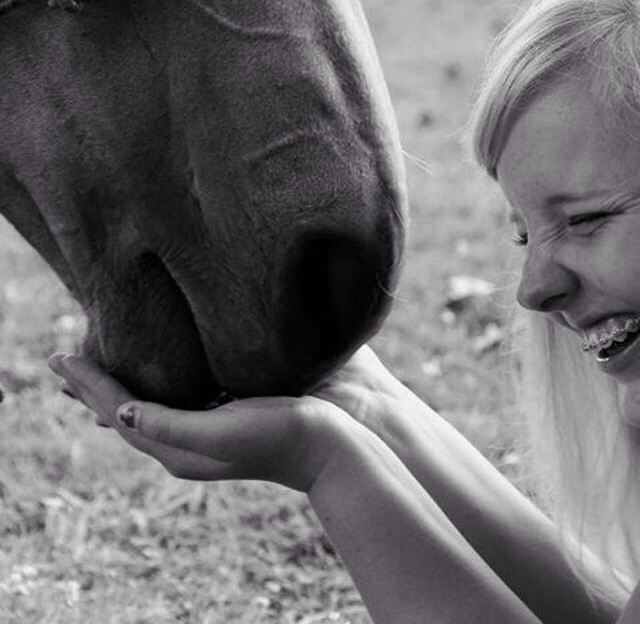 Blind woman Finding out What a Horse Feels Like
