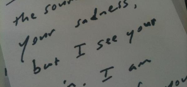 kindness of a stranger