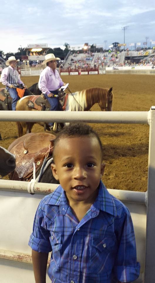 Dear stranger next to us at the rodeo,