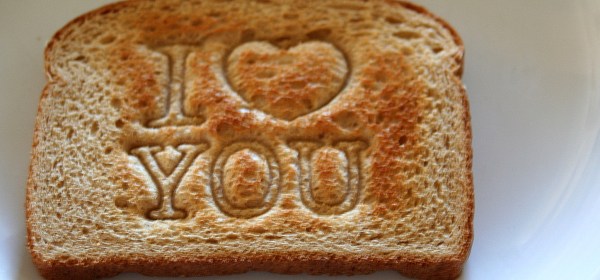 heart toast