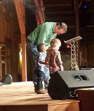 Dear stranger next to us at the rodeo,