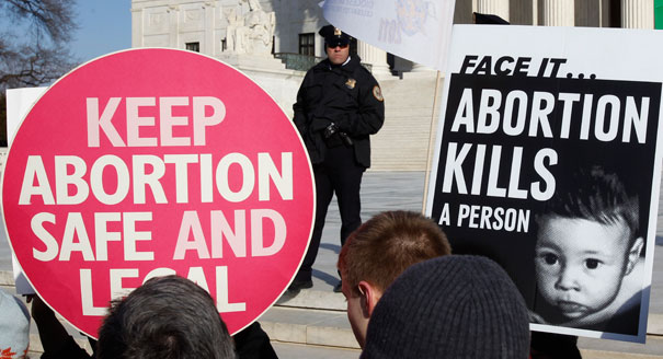 abortion protest