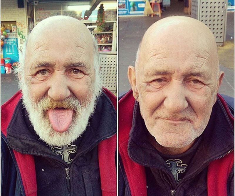 In all my travels I have never crossed paths with a man this special. In his 50's - I didn't end up getting his name nor did I really learn his story - but he created a title for me based on what he observed me doing all afternoon. He started calling me 'Purity of Love and Faith Good Samaritan Hair Stylist