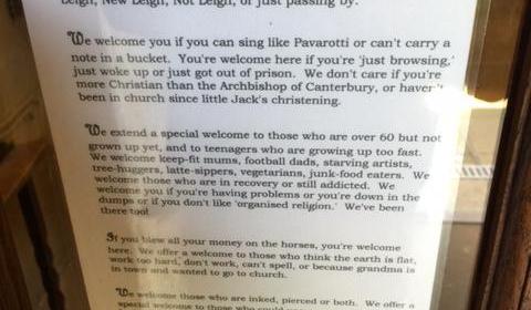 Walked Past a Church Yesterday, Had This Poster on the Door