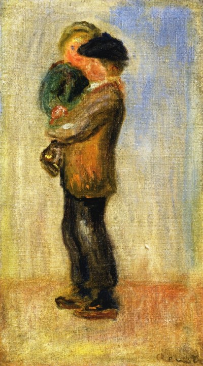 man carrying boy