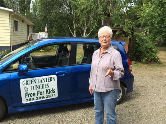 Great Grandmother Drives Across Her County To Help Feed 200 Children - Daily!
