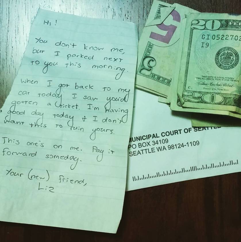 The Windshield Fairy Sprinkled a Little Kindness