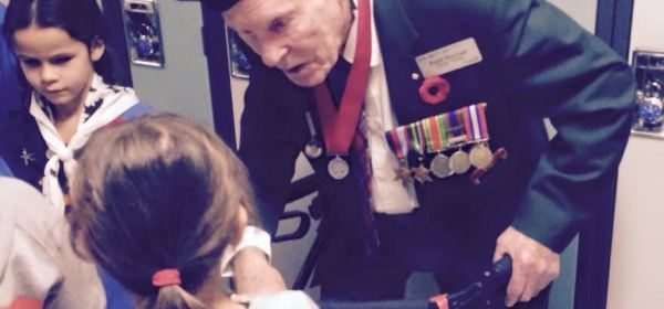 Littler Girl asks WW2 Veteran a Question