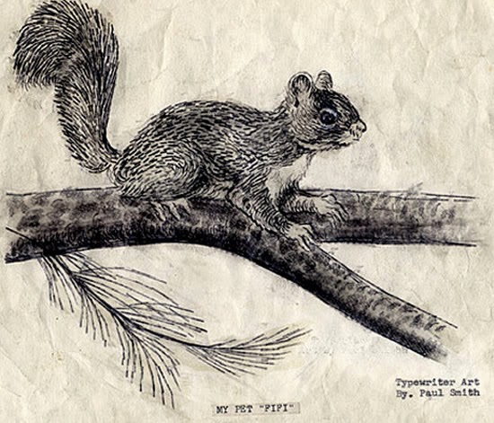 Man With Cerebral Palsy Created Such Beautiful Typewriter Art