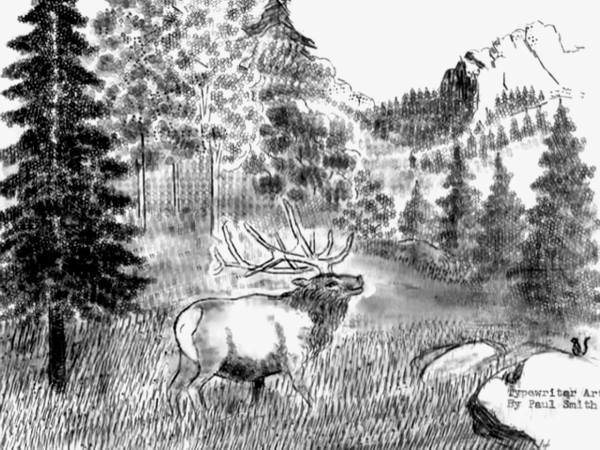 Paul Smith typewriter artist