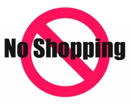 no shopping