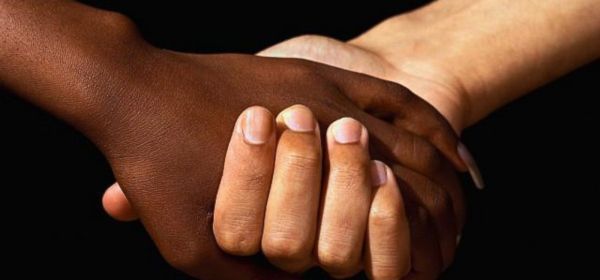 racism holding hands
