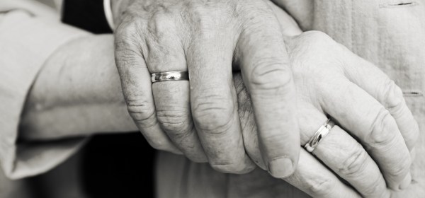 "old couple" wallpaper holding hands
