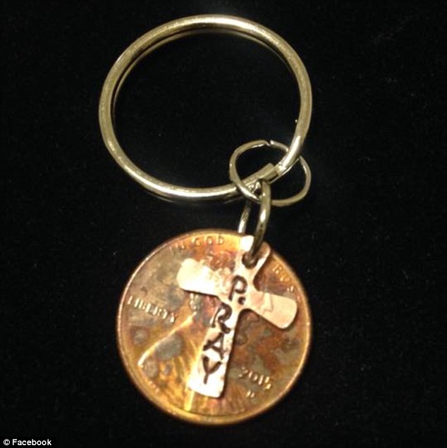Lucky coin: The toddler swallowed a penny, which then lodged in her throat. The Norvells later made it into a key chain