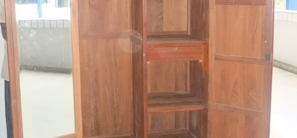 wardrobe with mirror inside