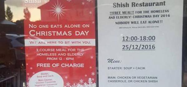 shish restaurant free food