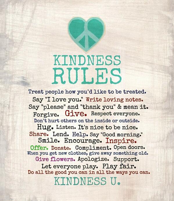Kindness Rules 
